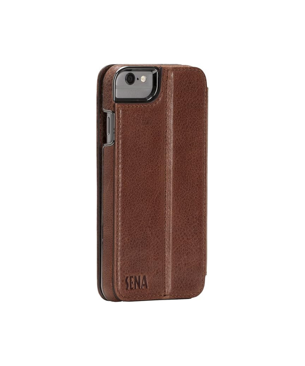 Sena Heritage Wallet Book, Leather Wallet Book Case for 7 8 - Cognac