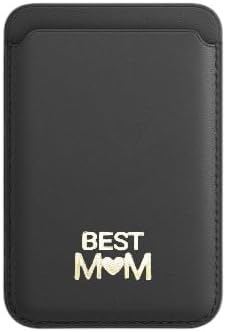 Best Mom Mother's Day Magnetic Card Holder Leather Wallet for iPhone 15/14/13/12 Series