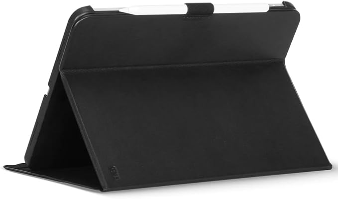 Vettra Leather Case for iPad Pro 11 inch 4th/3rd/2nd/1st Generation (2022/2021/2020/2018) with Pencil Holder, Black