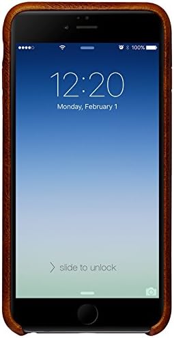 Sena Snap On Wallet Premium All Leather Wallet Drop Safe Snap On Case Iphone 8 Plus 7 Plus - Brown