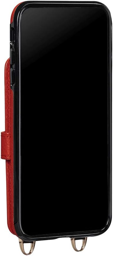 Sena Kyla Crossbody Snap On Cell Phone Case for iPhone X, XS, XS Max, XR- Wireless Charging Compatible, Red