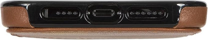 SENA Lugano Wallet Leather Case for iPhone 13 Pro Max (Toffee) Brown