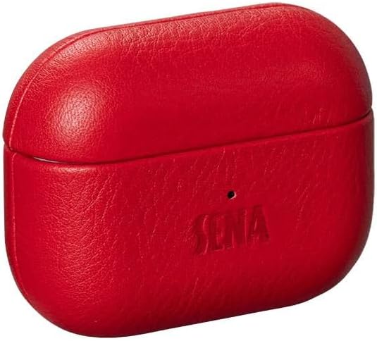 Sena AirPods Pro (2nd Gen) Case, Leather AirPods Pro Case Cover, Front LED Visible, Wireless Charging