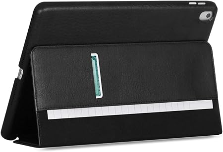 SENA Future Folio Leather Case for iPad for iPad 9th Generation 2021/ iPad 8th Generation 2020/ iPad 7th Generation 2019 Case, Cover iPad 10.2 inch, Black