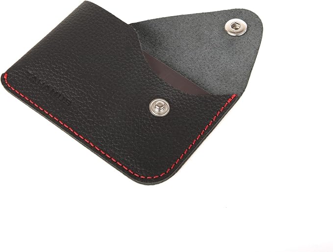 Genuine Leather Card Holder Wallet | Slim Minimalist Wallet for Men & Women | Hand-Stitched Small Credit Card Case