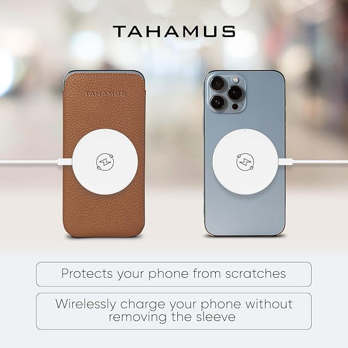 UltraSlim Leather Sleeve Case for iPhone 18 Pro and Pro Max - Tan
