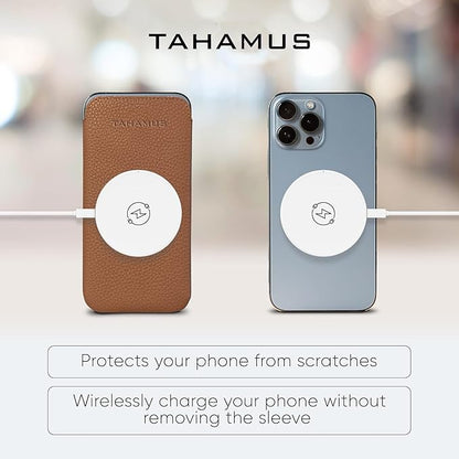 UltraSlim Leather Sleeve Case for iPhone 18 Pro and Pro Max - Tan