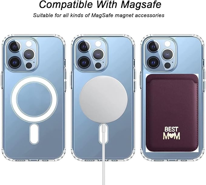 Best Mom Mother's Day Magnetic Card Holder Leather Wallet for iPhone 15/14/13/12 Series