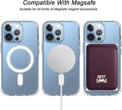 Best Mom Mother's Day Magnetic Card Holder Leather Wallet for iPhone 15/14/13/12 Series
