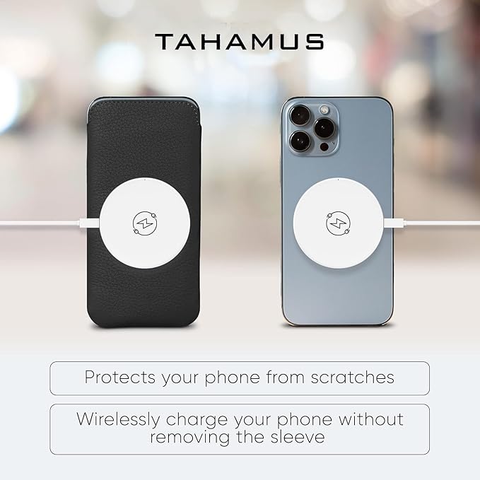 UltraSlim Classic Slim Fit Soft Leather Sleeve Case, Compatible with iPhone 11 / iPhone XR (Black, 11/XR)
