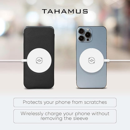 UltraSlim Classic Slim Fit Soft Leather Sleeve Case, Compatible with iPhone 11 / iPhone XR (Black, 11/XR)