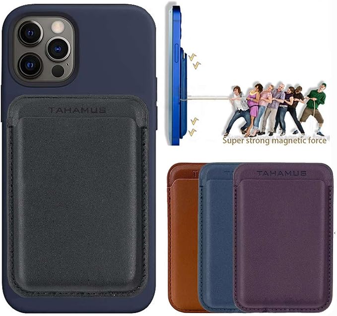 Strongest Magnetic Card Holder Slim Mag Safe Wallet for iPhone 12,13,14,15,16,17