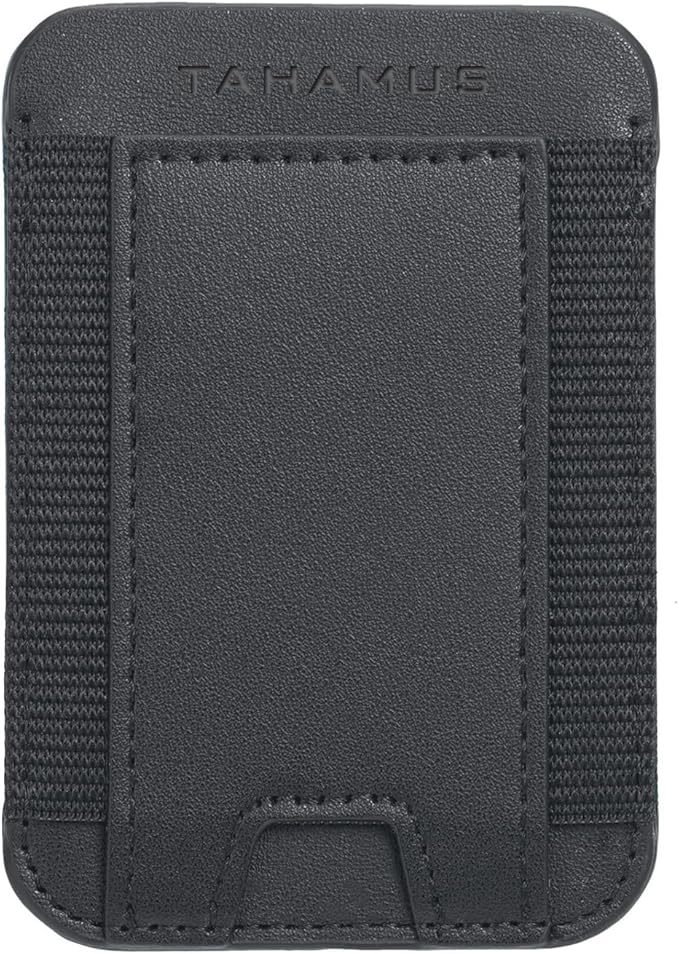 Strong Magnetic Wallet Leather Card Holder Hold 1 to 7 Cards