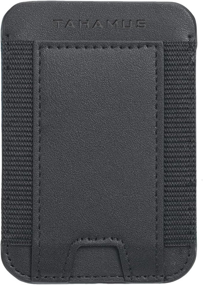 Strong Magnetic Wallet Leather Card Holder Hold 1 to 7 Cards