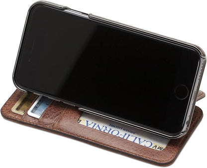 Sena Heritage Wallet Book, Leather Wallet Book Case for 7 8 - Cognac