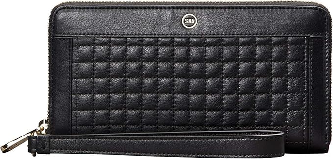 Zip Around Multi-Compartment Purse Phone Quilted Wallet case Compatible with iPhone 17 series
