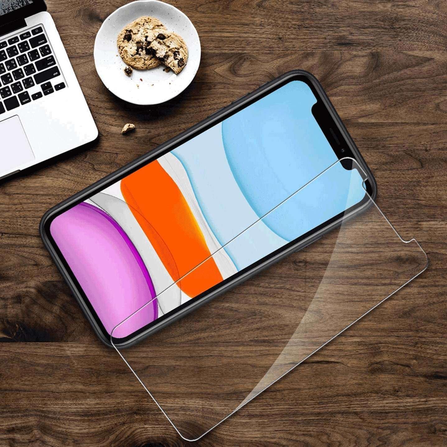 2 Pack Clear Screen Protector + 2 Pack Camera Lens Protector Case Friendly Tempered Glass Film for iPhone 16, 16 Pro Max