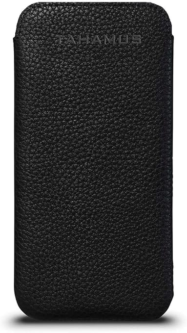UltraSlim Leather Sleeve Case for iPhone 18 Pro and Pro Max, Pebbled Pouch Cover, Soft Lining, Scratch Protection