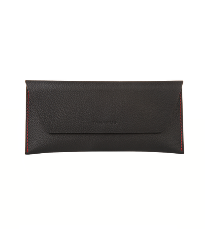 Genuine Leather Envelope Wallet with Magnetic Closure - Premium Phone Pouch for iPhone & Most Smartphones (Up to 6.9")