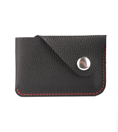 Genuine Leather Card Holder Wallet | Slim Minimalist Wallet for Men & Women | Hand-Stitched Small Credit Card Case